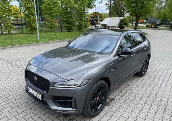 Jaguar F-Pace cena 95700 przebieg: 162000, rok produkcji 2017 z Zabrze małe 379